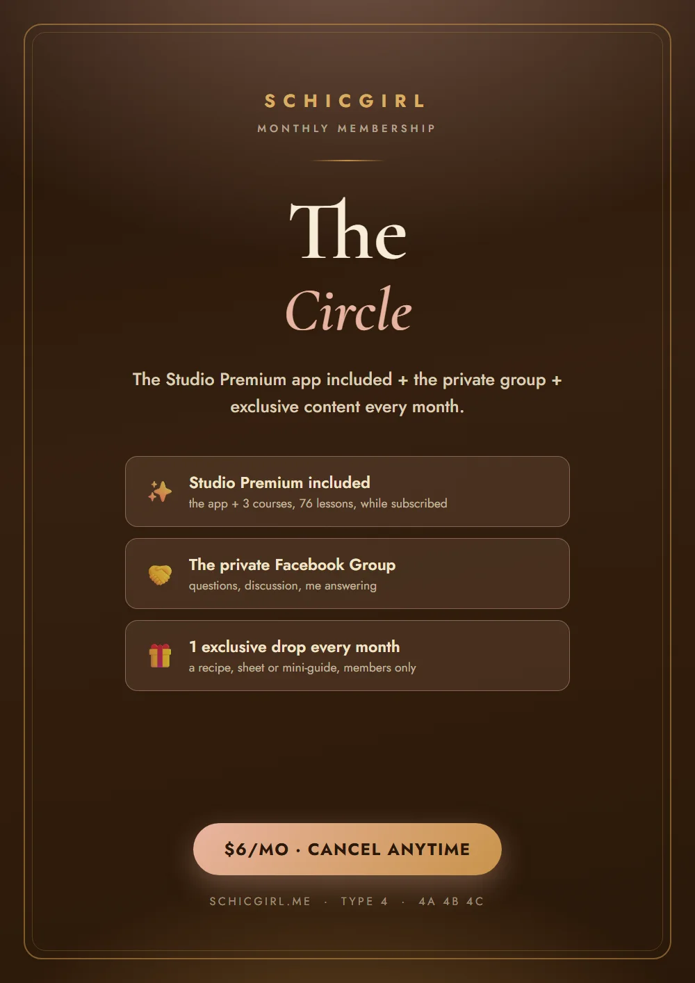 Schicgirl Le Cercle