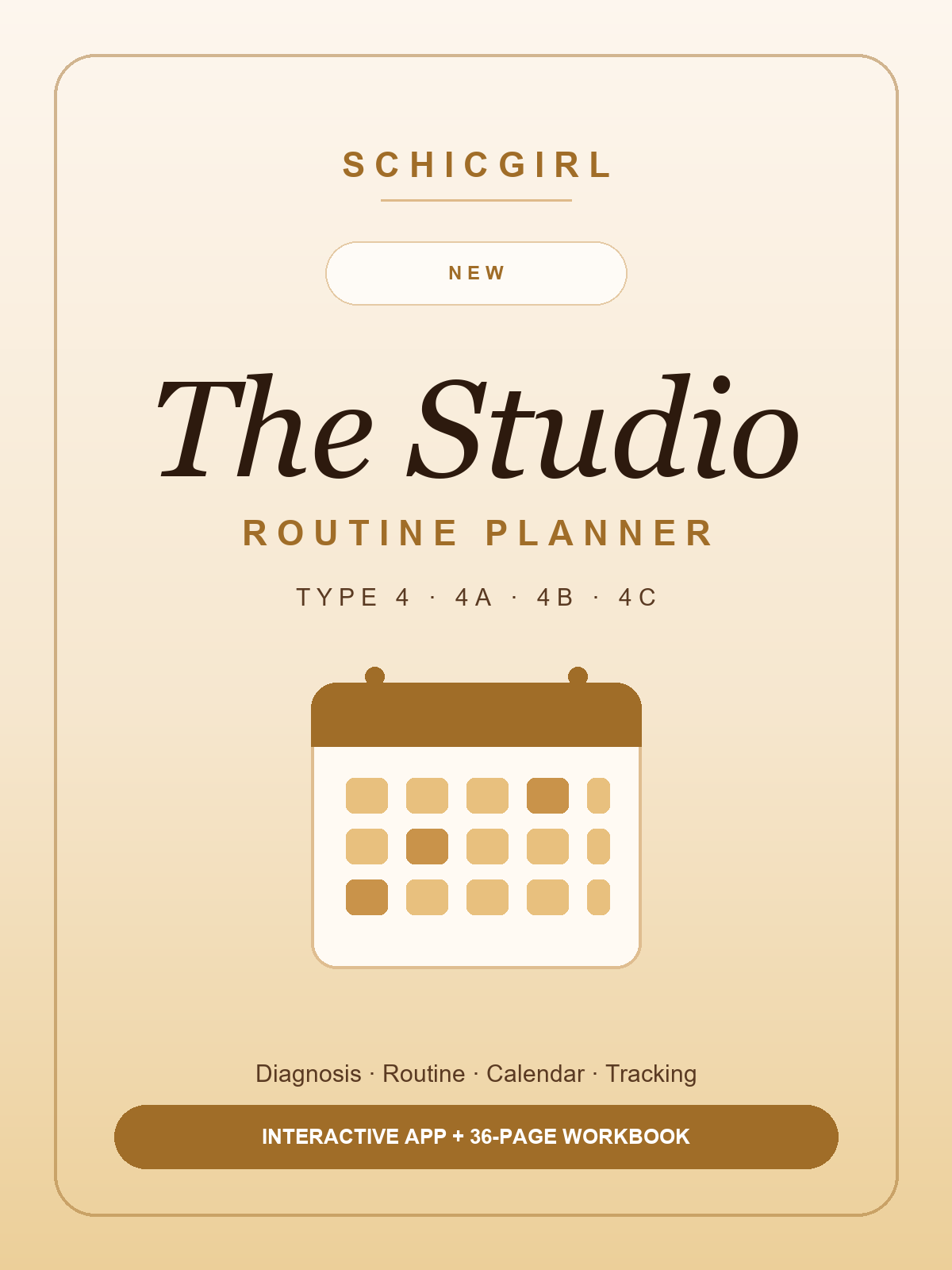 Schicgirl — Le Studio · Planner Routine Type 4